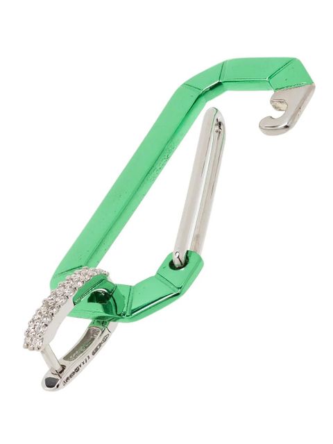 EÉRA big Chiara diamond-embellished earring - Green