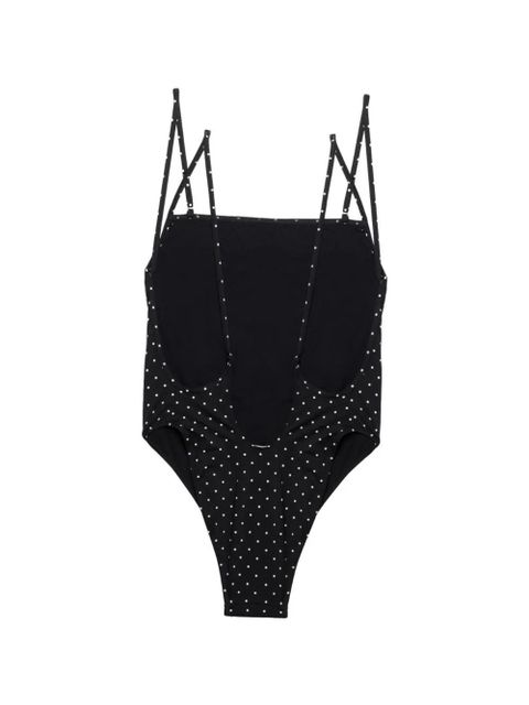 TOM FORD polka-dot swimsuit - Black - zdjęcie produktu nr 2
