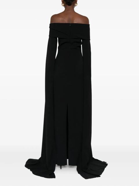 Solace London Nuri maxi dress - Black