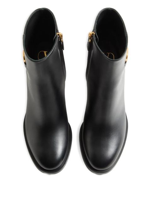 Valentino Garavani 75mm VLogo Signature ankle boots - Black