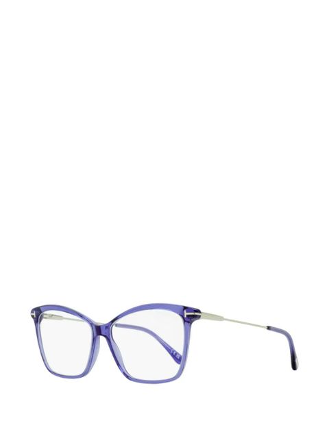 TOM FORD Eyewear TF5687-B blue-block glasses - Purple - zdjęcie produktu nr 2