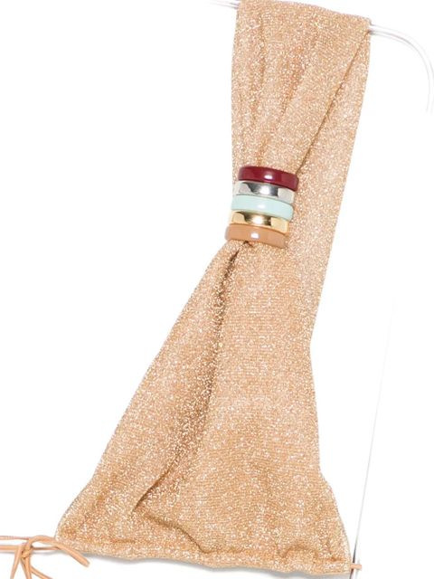 Oséree embellished beachwear - Neutrals