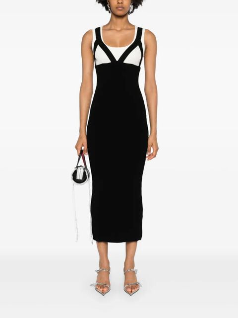 Jean Paul Gaultier Madone ribbed-knit dress - Black
