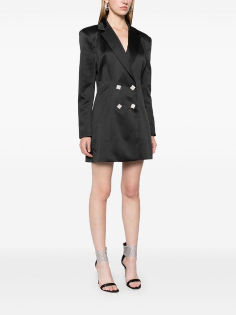 ROTATE BIRGER CHRISTENSEN satin mini dress - Black - zdjęcie produktu nr 2