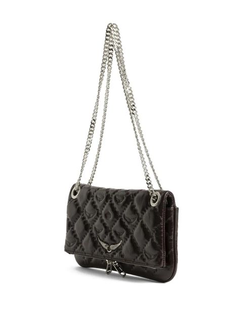 Zadig&Voltaire Rock II Vintage quilted-effect satchel bag - Brown