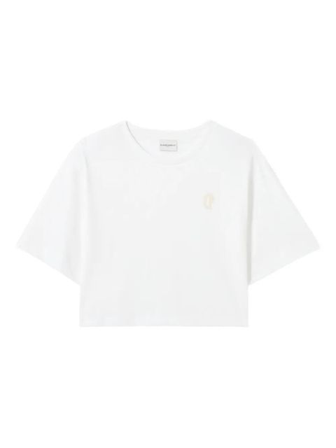 Claudie Pierlot logo-embroidered T-shirt - White - zdjęcie produktu nr 1