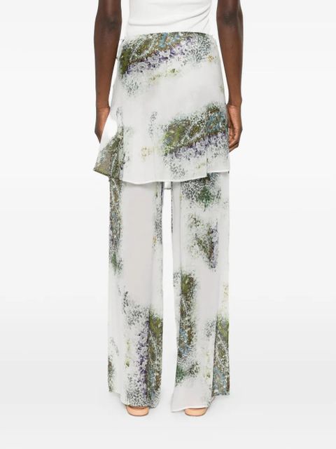 Christopher Esber absence-print trousers - White - zdjęcie produktu nr 2