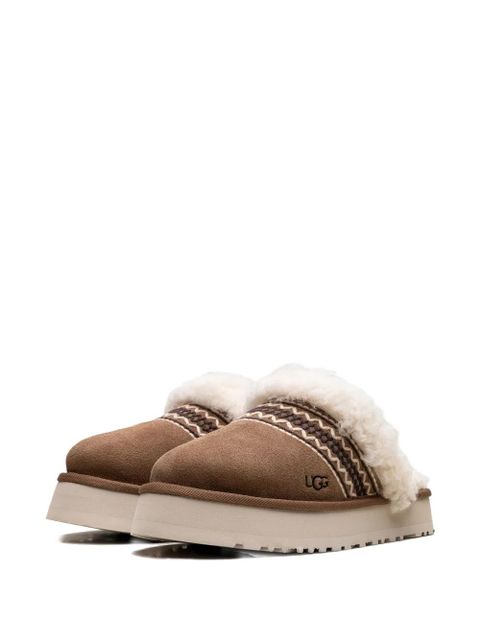 UGG Disquette Atherson platform shearling slippers - Brown - zdjęcie produktu nr 2
