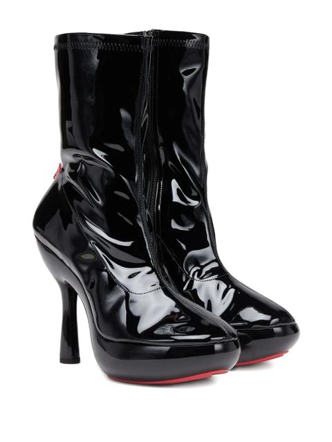 Diesel 120mm D-Lake platform boots - Black - zdjęcie produktu nr 2