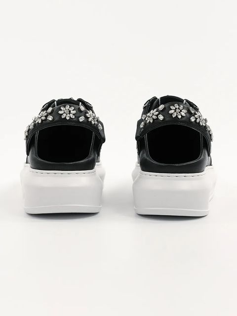 Karl Lagerfeld sneakersy skórzane KAPRI damskie kolor czarny KL62513A