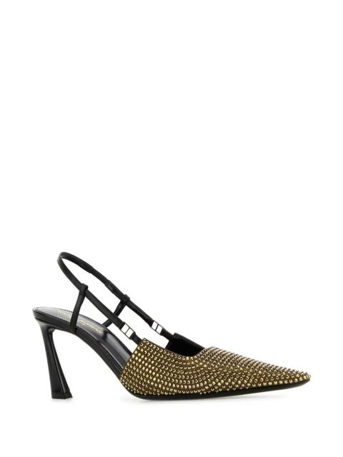 Saint Laurent 70mm Andree pumps - Gold - zdjęcie produktu nr 2
