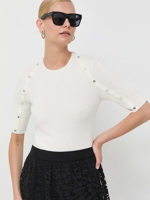 BOSS sweter z domieszką wełny