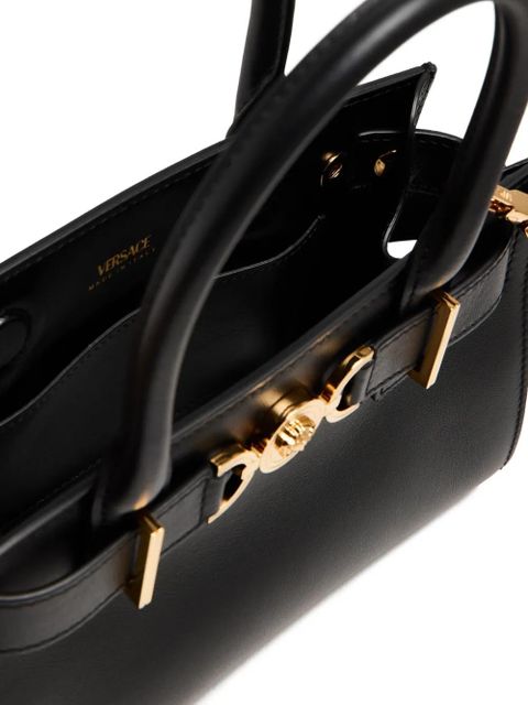 Versace Medusa leather tote bag - Black