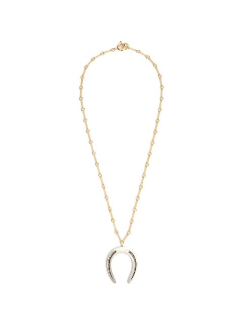 ISABEL MARANT Byrne horseshoe-pendant necklace - Gold - zdjęcie produktu nr 1