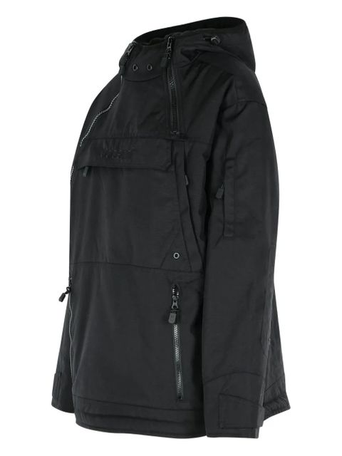 Coperni ASYMMETRIC BLACK POLYAMIDE JACKET