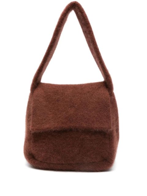 Aya Muse textured shoulder bag - Brown - zdjęcie produktu nr 1