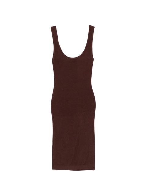 ENTIRE STUDIOS square-neck mini dress - Brown - zdjęcie produktu nr 2