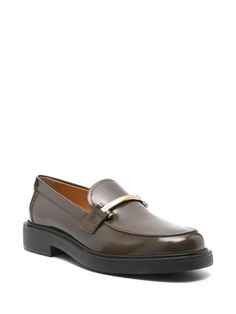 Tod's 35mm bar-detail loafers - Brown