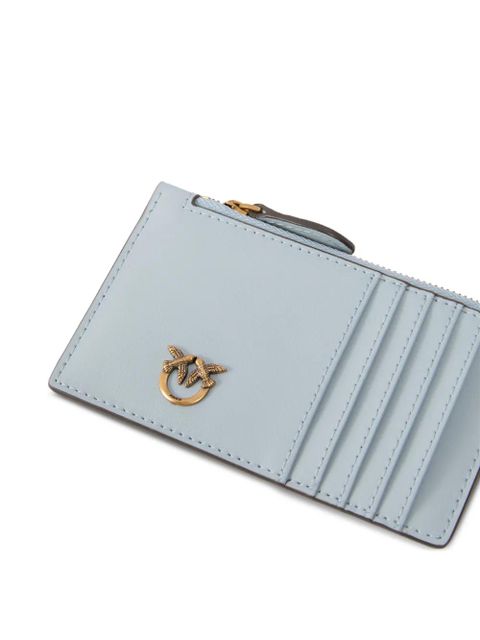 PINKO love birds zip leather wallet - Blue - zdjęcie produktu nr 2