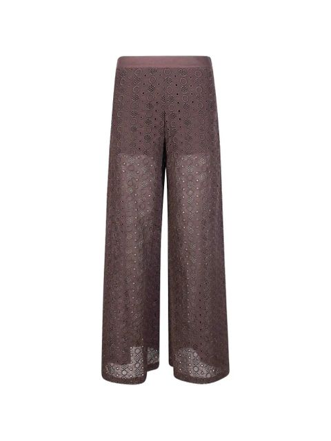 PINKO eyelet-detail trousers - Brown - zdjęcie produktu nr 1