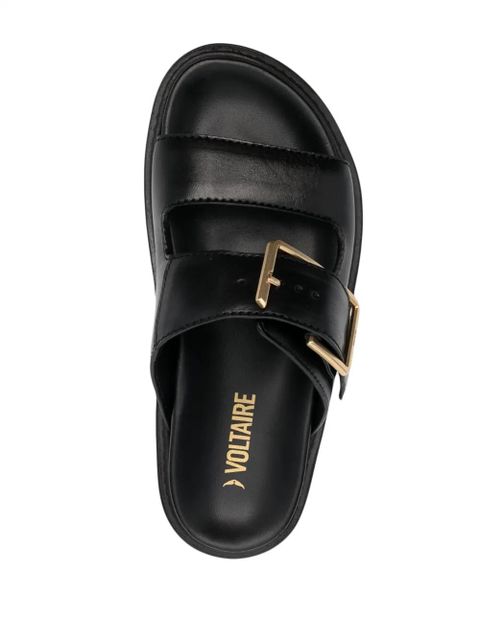 Zadig&Voltaire Cecilia Alpha leather sandals - Black
