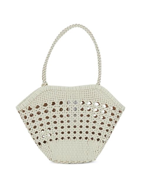 Osoi Lip braided openwork shoulder bag - White - zdjęcie produktu nr 2