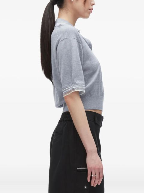 3.1 Phillip Lim short-sleeve merino T-shirt - Grey