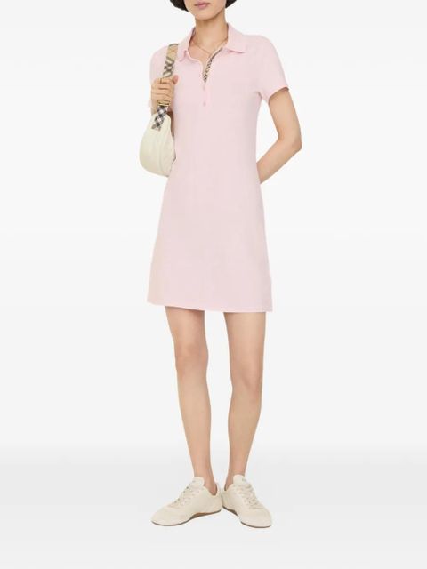 Burberry cotton polo shirt dress - Pink - zdjęcie produktu nr 2