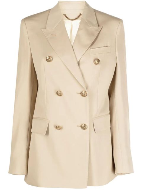 Golden Goose double-breasted virgin wool blazer - Neutrals - zdjęcie produktu nr 1