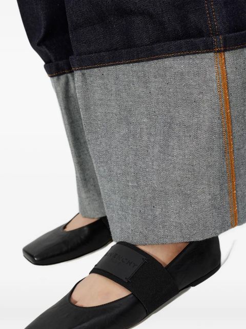 Givenchy Tonal elasticated-strap ballet flats - Black