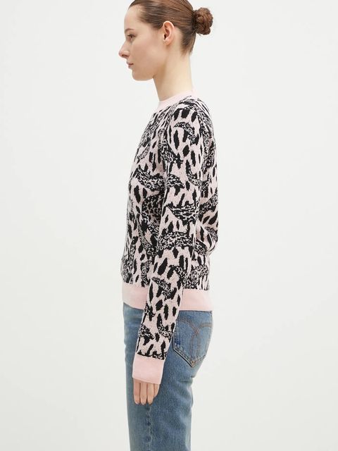 Fiorucci sweter z domieszką wełny Pink Banimalier - zdjęcie produktu nr 2