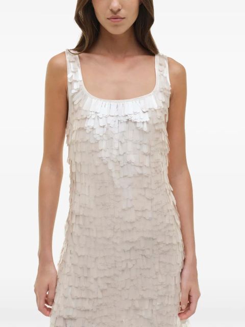 Simkhai Onyx sequin mini dress - Neutrals