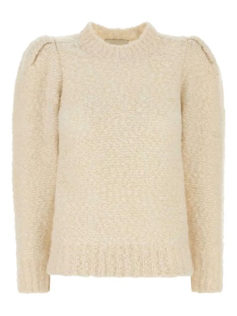 ISABEL MARANT puff-sleeve sweater - Neutrals - zdjęcie produktu nr 1