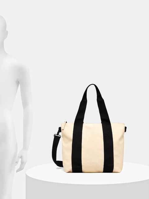 Rains torba Tote Bag Micro W3 kolor beżowy 14180