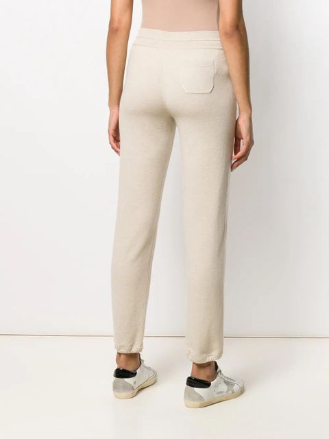 Loro Piana knitted track pants - Neutrals