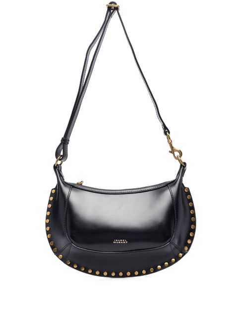 ISABEL MARANT Oskan Moon studded shoulder bag - Black - zdjęcie produktu nr 1