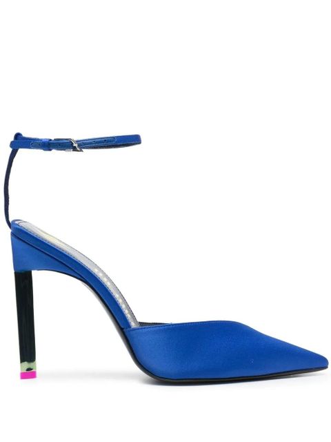 The Attico pointed-toe stiletto heel pumps - Blue - zdjęcie produktu nr 1