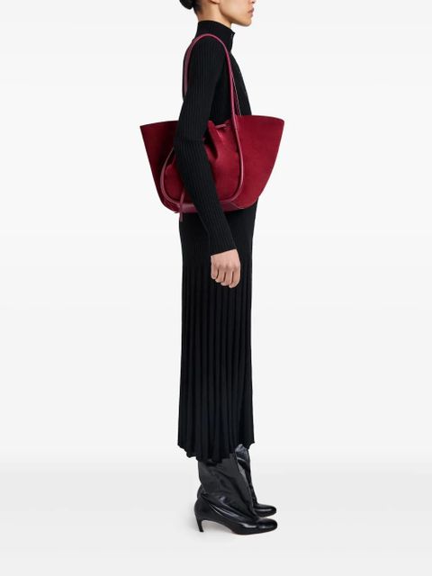 Proenza Schouler large Ruched tote bag - Red - zdjęcie produktu nr 2