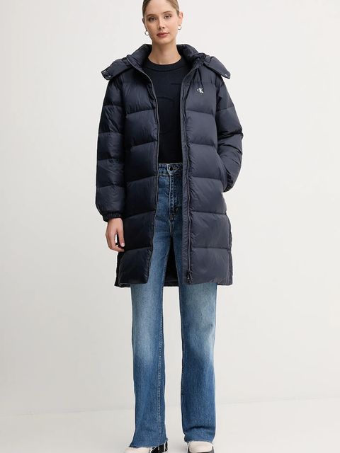 Calvin Klein Jeans sweter bawełniany damski kolor granatowy LV047D304G