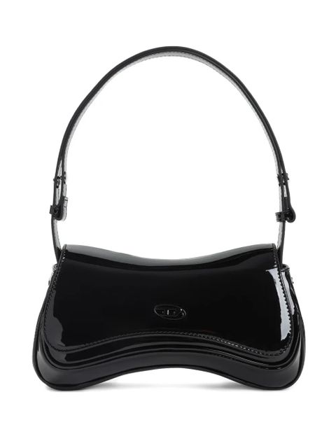 Diesel Play logo-plaque shoulder bag - Black - zdjęcie produktu nr 1