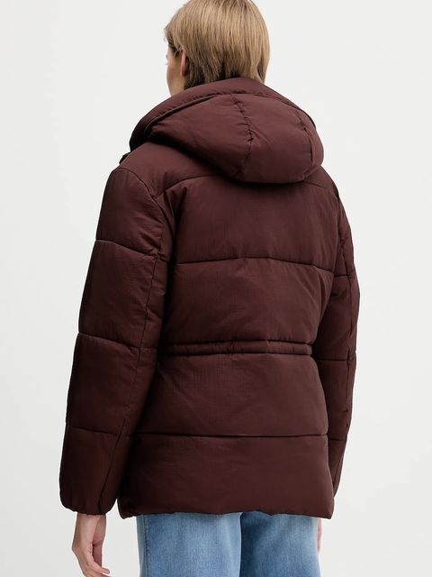 Tommy Jeans kurtka kolor brązowy zimowa oversize DW0DW21626 - zdjęcie produktu nr 2