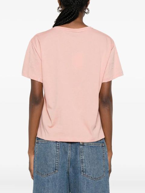 TWINSET logo-pattern t-shirt - Pink