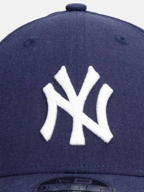 New Era czapka z daszkiem z dodatkiem lnu LINEN 940 MC NYY - zdjęcie produktu nr 1