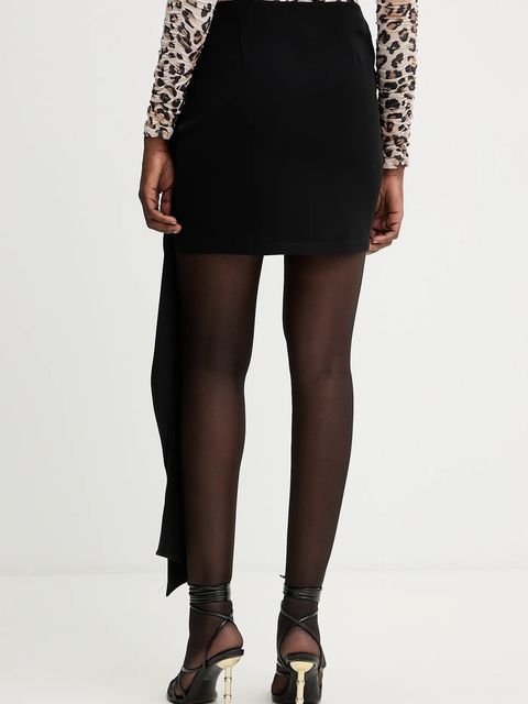 Fracomina spódnica kolor czarny mini rozkloszowana FJ25WG1002W42901