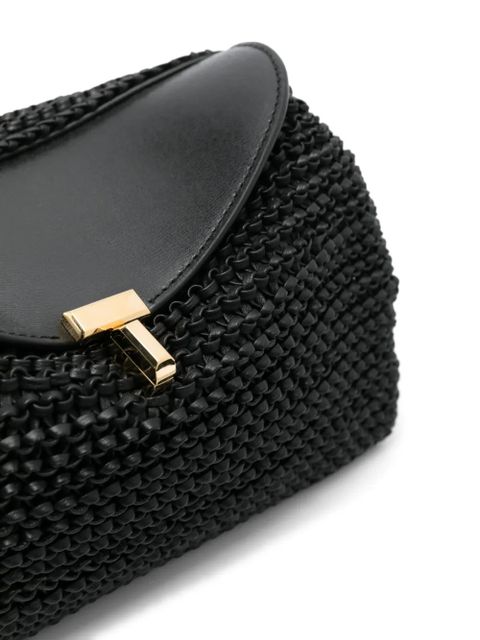 TOTEME T-Lock woven clutch - Black - zdjęcie produktu nr 2
