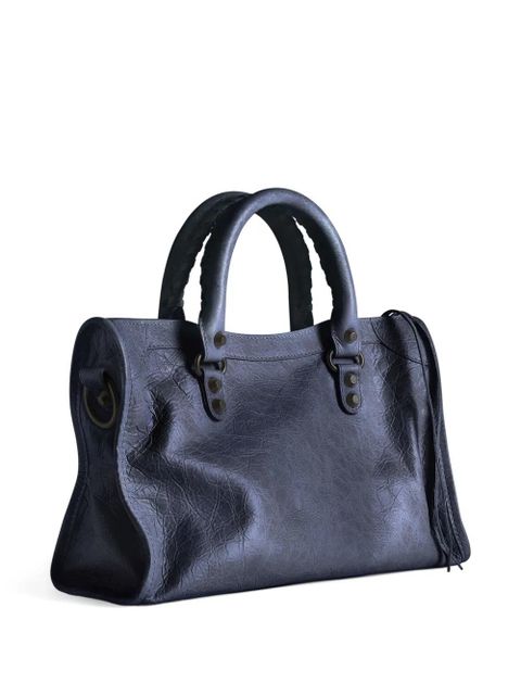 Balenciaga small Le City braided-handle tote bag - Blue - zdjęcie produktu nr 2