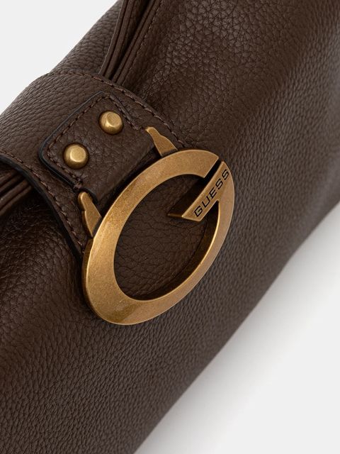 Guess torebka CAMDEN kolor brązowy HWBB93 08180