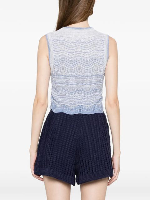 SANDRO sleeveless top - Blue