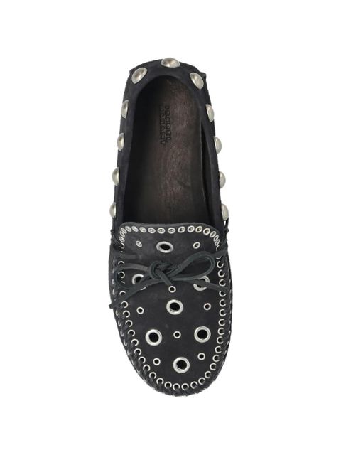 ISABEL MARANT Fitza studded loafers - Black