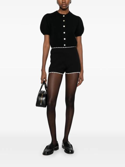 SANDRO elasticated-waist shorts - Black